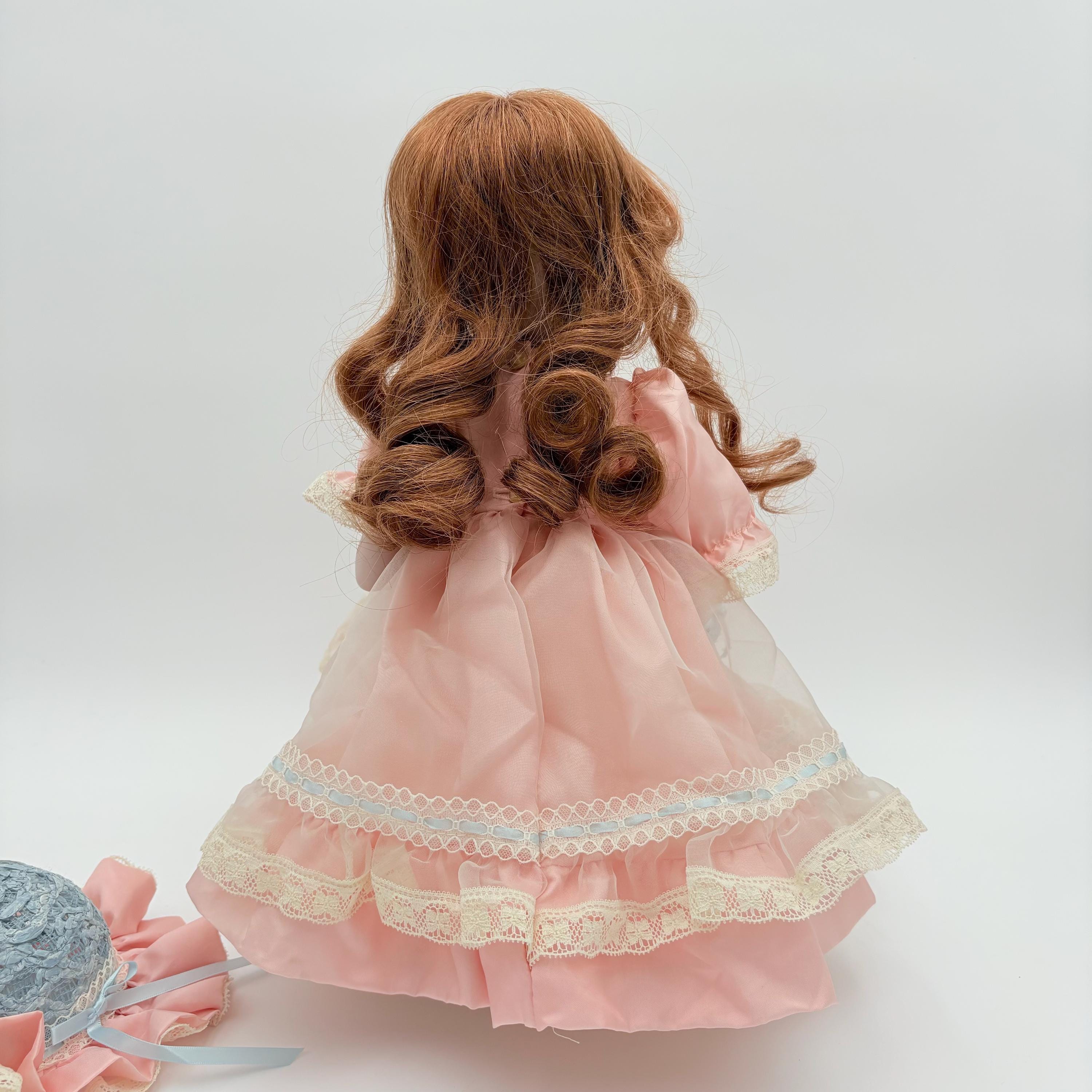 Vintage Cindy Mcclure Porcelain Doll: Freckles, Red Hair