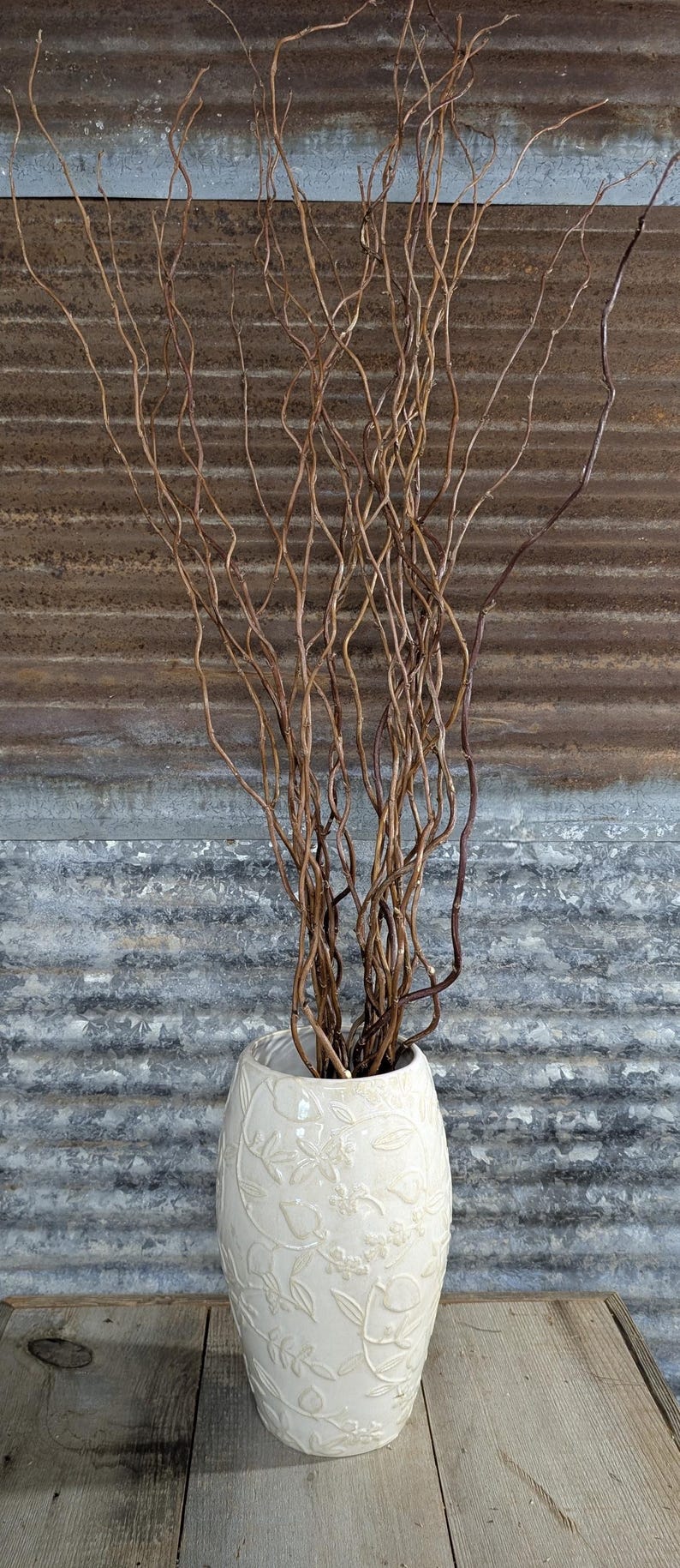 Dried Curly Willow, 2 Lengths: Natural and Rustic Decor, Kansas Farm Grown image 2