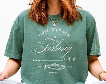 フィッシャーズ・オブ・メン クリスチャンTシャツ：コンフォートカラーズ フィッシングクラブシャツ