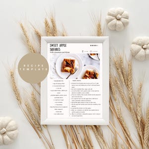 Digital Cookbook , Notability, Digital Recipe Book, Recipe Book Template, printable cookbook, Canva Editable, Recipe journal