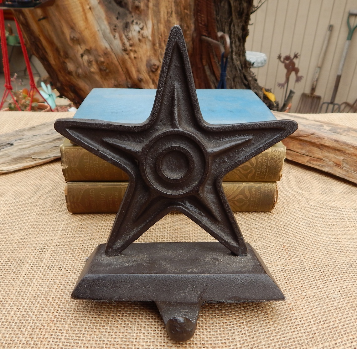 Cast Iron Star Stocking Holder / Star Christmas Stocking Etsy