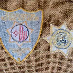 Albuquerque Bernalillo County Police Badge Patch 70's Metropolitan