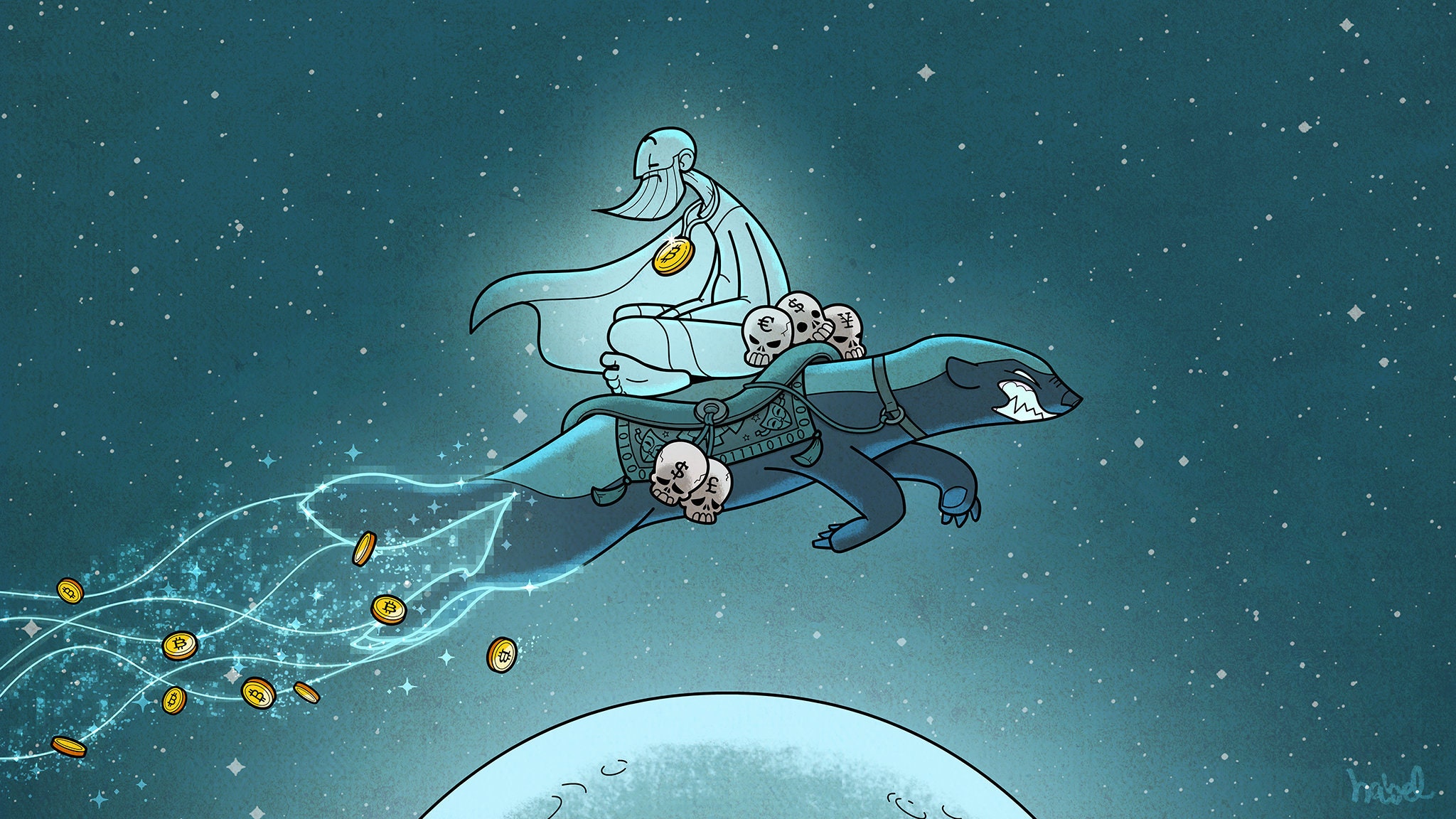 Bitcoin Moon - Augmented Reality Edition - Etsy