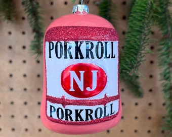 Glass Pork Roll Tree Ornament