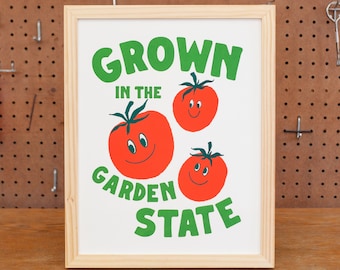 Serigrafía "Cultivado en el estado de Garden"