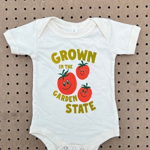 Grown in the Garden State Baby Bodysuit
