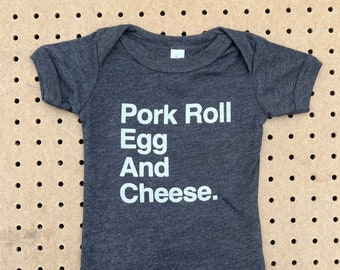 Pork Roll, Egg And Cheese Baby Bodysuit