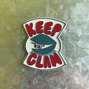 Keep Clam Rubber Magnet