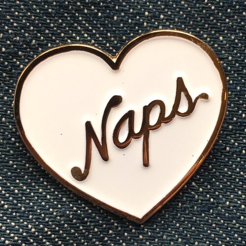 Naps Heart Enamel Pin - Etsy Naps Heart Enamel Pin - Etsy