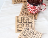 Drinks on the House, Row Home drink coasters