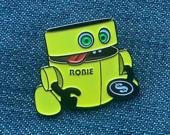 Robie the Robot enamel pin