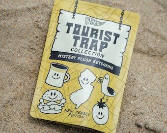 Tourist Trap Mystery Plush Keychain Blind Bags, New Jersey