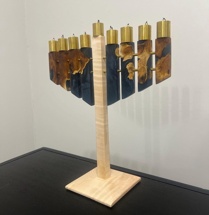 Epoxy Menorah - Etsy