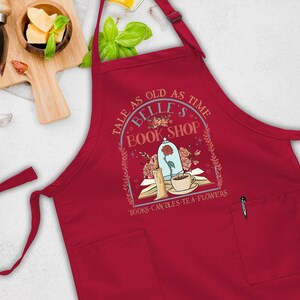 Belle's Book Shop Ready to Press DTF, Disney Transfer Print, Heat Press DTF Transfer, Beauty And Beast DTF Transfer Prints, Bookish Gift afbeelding 7