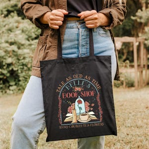 Belle's Book Shop Ready to Press DTF, Disney Transfer Print, Heat Press DTF Transfer, Beauty And Beast DTF Transfer Prints, Bookish Gift afbeelding 6