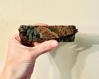 Vintage Vanity Decor for Dressing Table | Victoria’s Secret Tapestry Lipstick Case with Mirror
