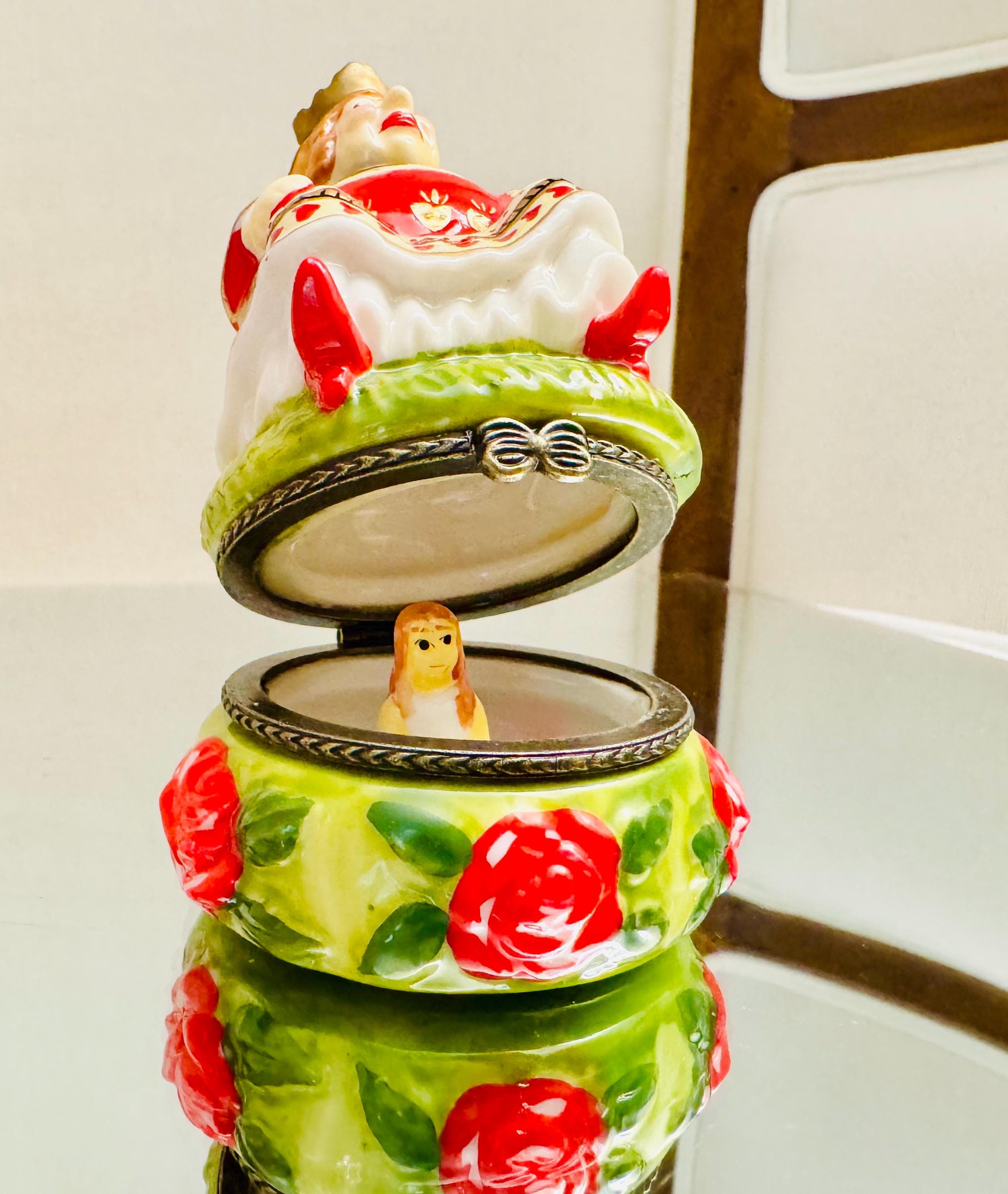 Alice in Wonderland Decor for Bookshelf | Vintage Limoges Style