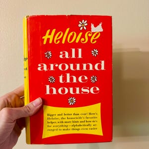 Cottagecore Kitchen Decor for Open Shelving | Vintage Heloise Book