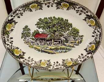 Farmhouse Decor for Gallery Wall | Country Cottage Platter
