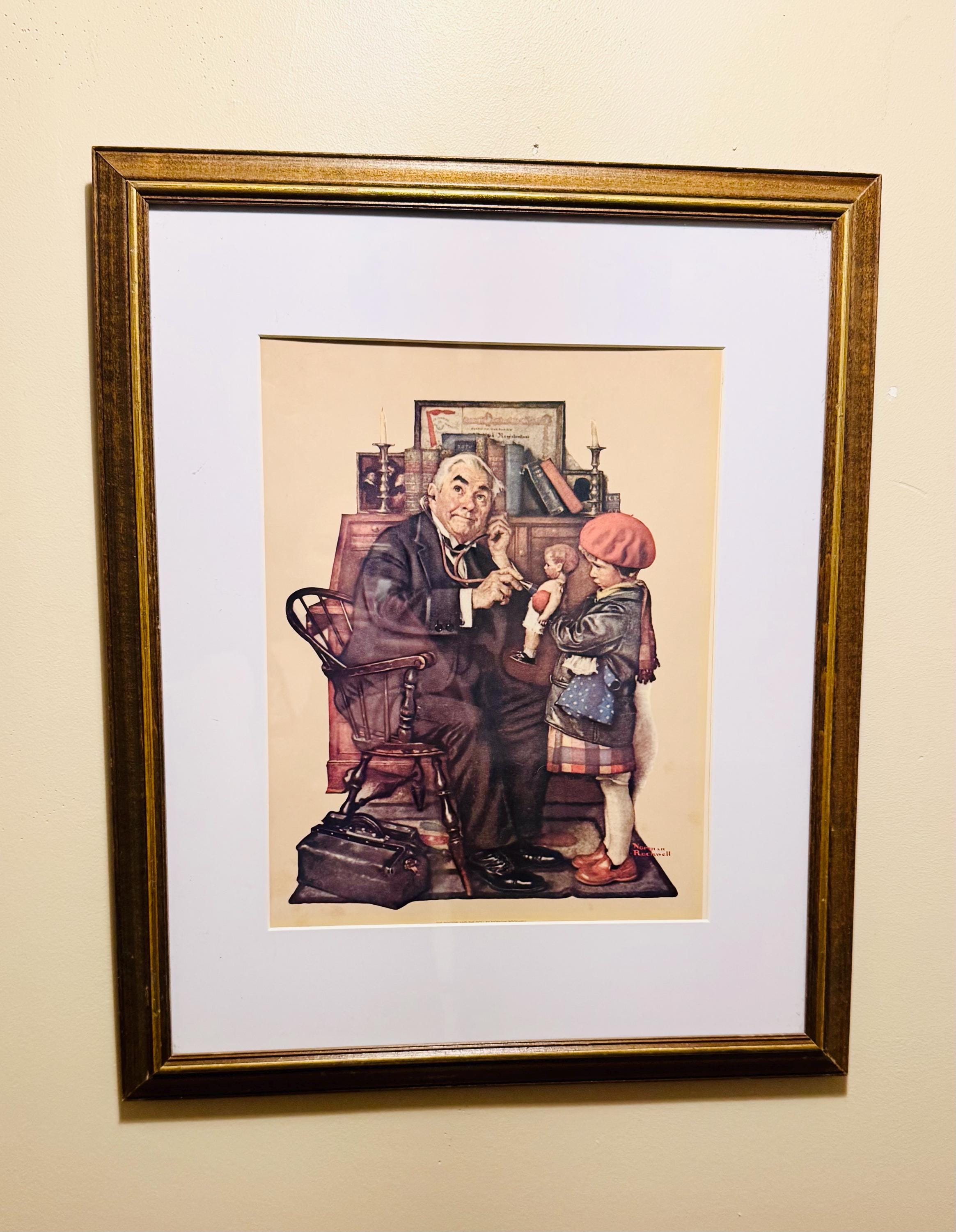 Norman rockwell the doctor and the doll - Etsy 日本