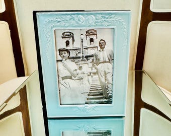 Italy Travel Decor for Coffee Table | Vintage Photo Album with Roman Holiday Cover