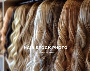 AI Hair Extension Stock Image | Website Banner