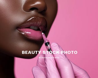 Botox Injectables Photos | Beauty Aesthetics Website Banner | Botox and Filler Photography | Pink Gloves