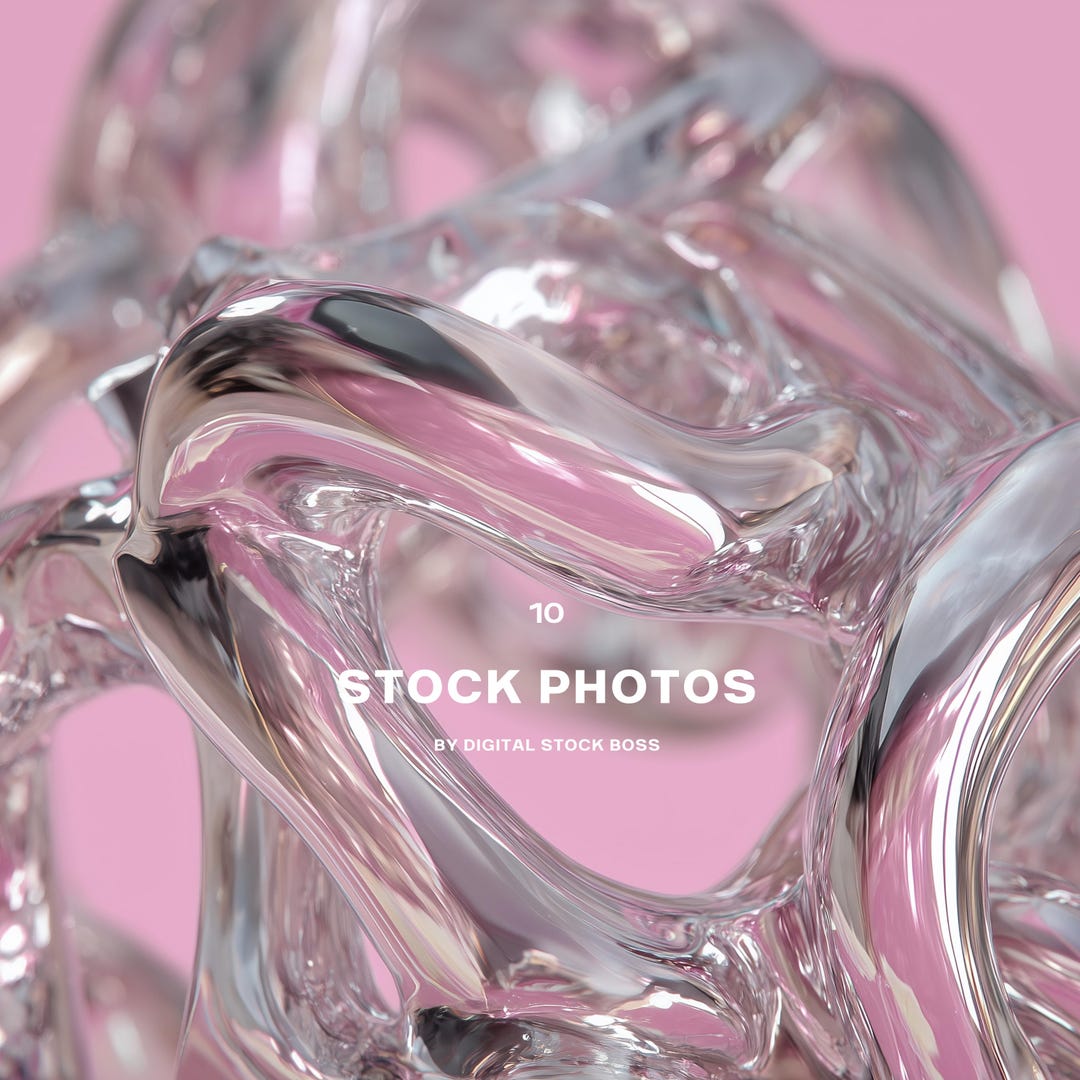 10 Pink Chrome Abstract Wallpaper | PNG Digital Background Image ...
