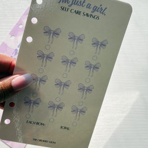 Tableau de bord A6 | Défi prendre soin de soi | Portefeuille A6 | Reliure A6