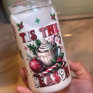 Custom Milk Snow Globe Tumbler