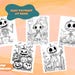 Spooky Cute Halloween Coloring Pages, 50 Bold and Easy Designs for Kids ...