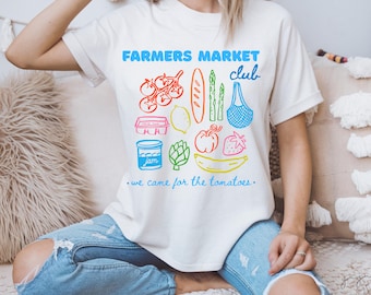 Farmers Market PNG: Vintage Summer Illustration Png, Farmers Market Club Png, Veggies Png
