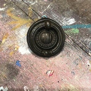 vintage brass furniture handle