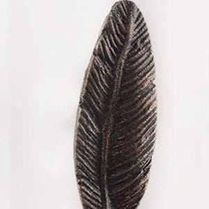 Bird Feather Metal Furniture Knob