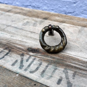 Vintage bronze cupboard cabinet knobs handles drawer pull