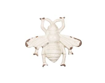 Antique White Bee Drawer Knob