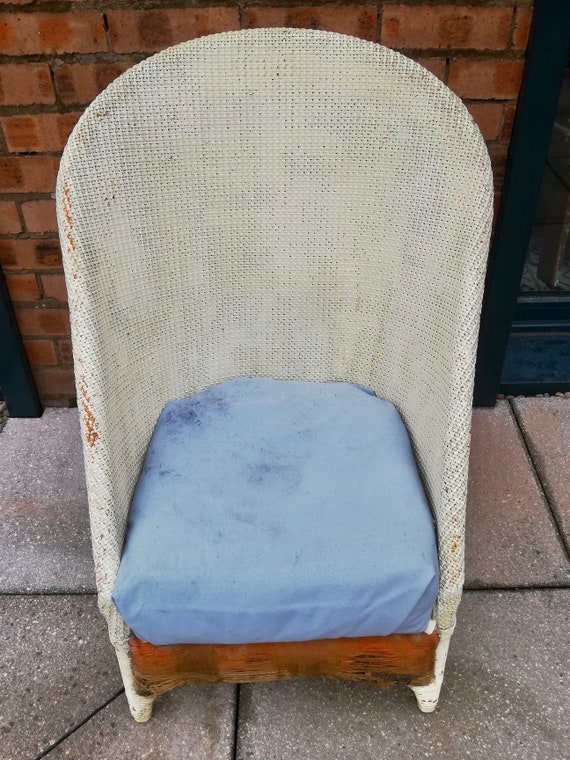 Vintage High Backed Lloyd Loom Nursing Chair Available for Etsy UK