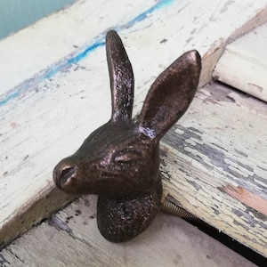 Rabbit Hare Metal Furniture Knob