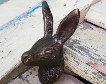 Rabbit Hare Metal Furniture Knob