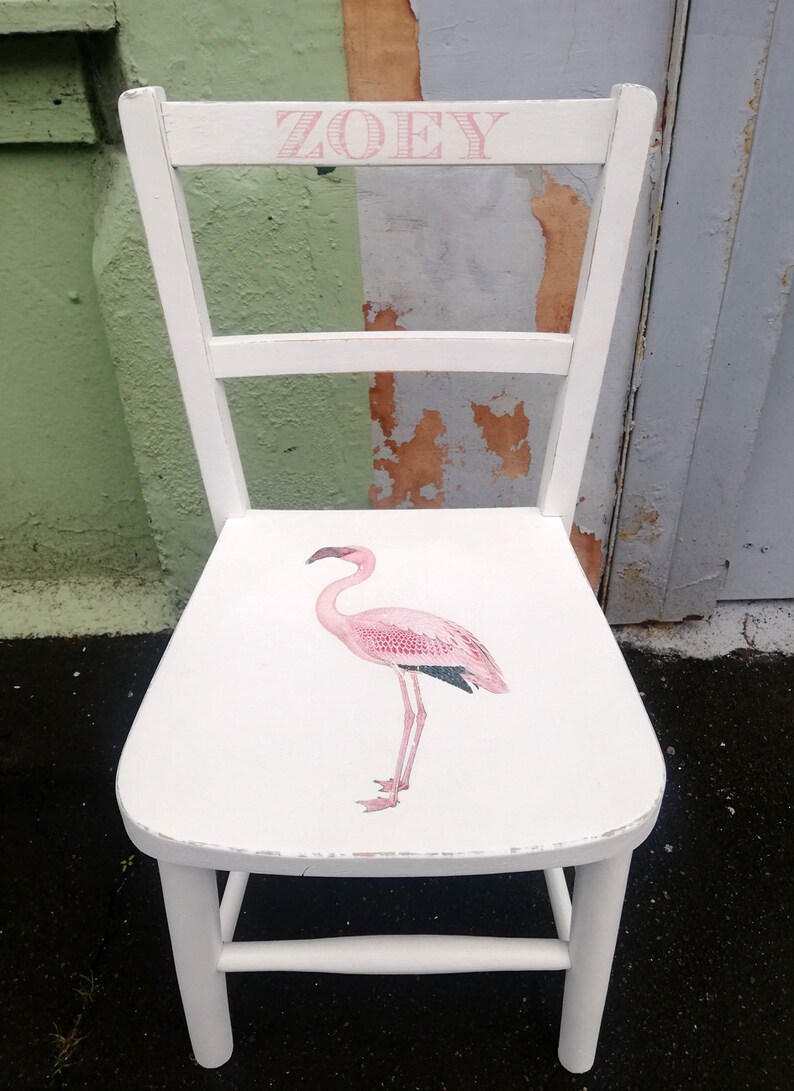 children's chairs with their name