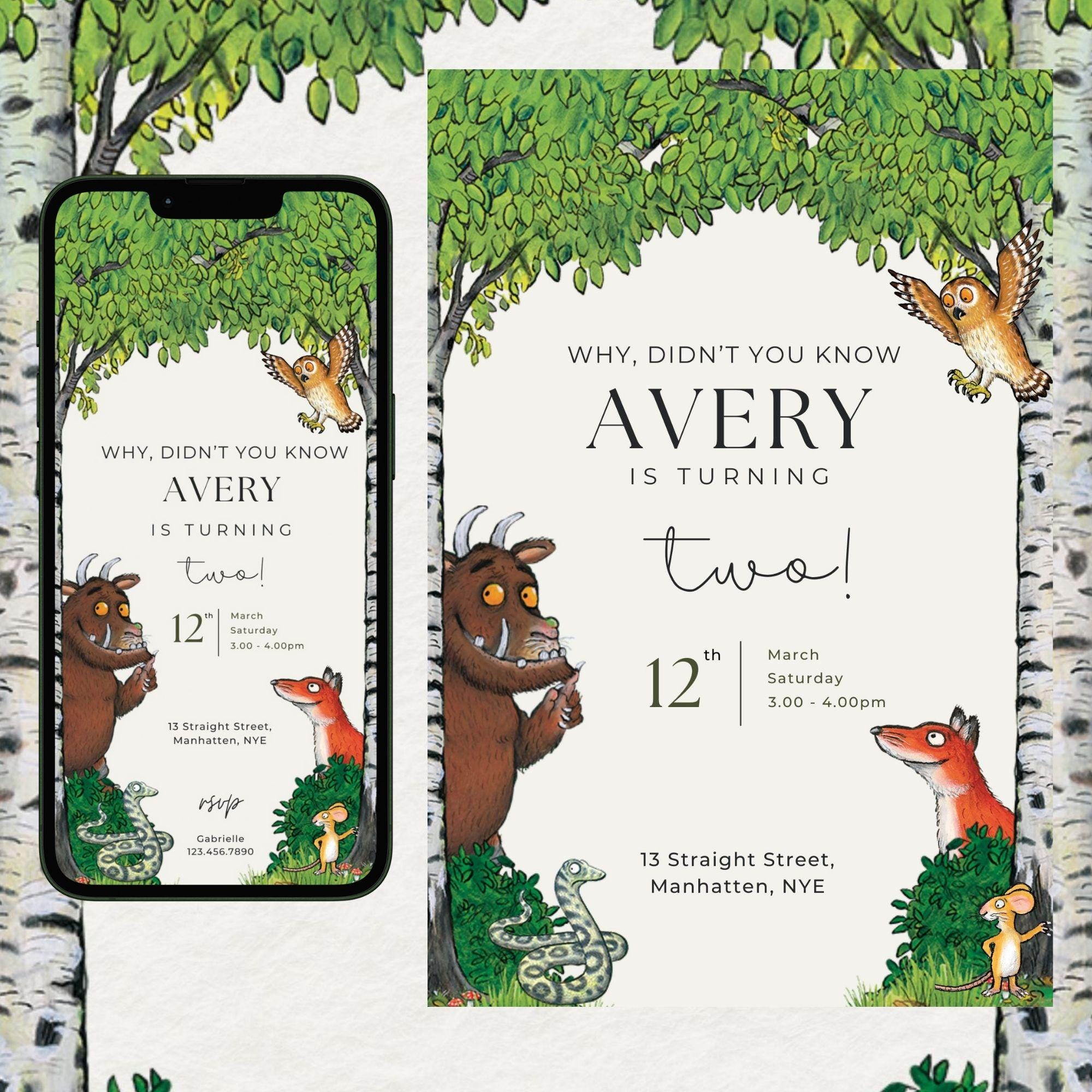 Danilo Promotions Gruffalo - Tarjeta De Cumpleaños Oficial De 1