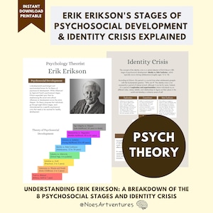Learn Erikson Theory Psychosocial Development from Infancy to Old Age Including Identity Formation Developmental Milestones Psychology self