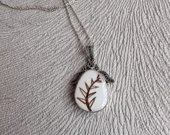 Breastmilk “Nariel” necklace pendant 925 sterling silver DIY kit