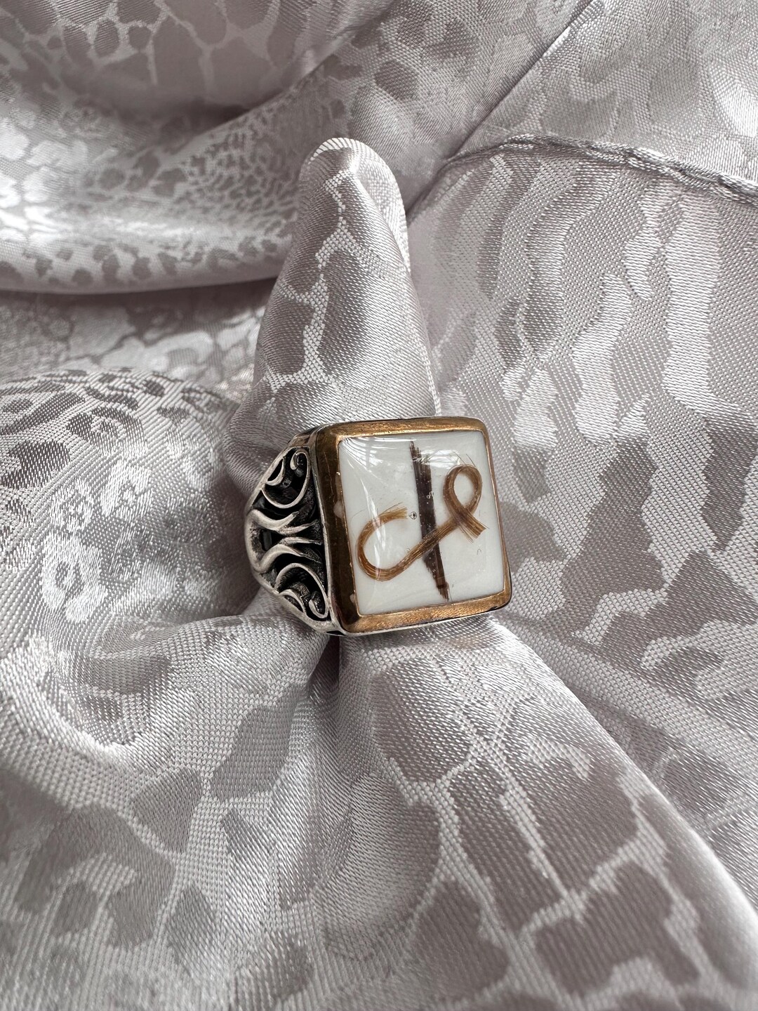 Breastmilk / Hair Keepsake Ring for Men 925 Sterling Silver DIY Kit - Etsy