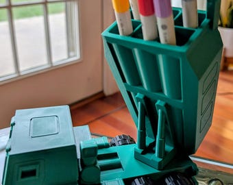 Porte-stylo HIMARS Rocket Artillery : organiseur de bureau avec 6 emplacements pour stylo