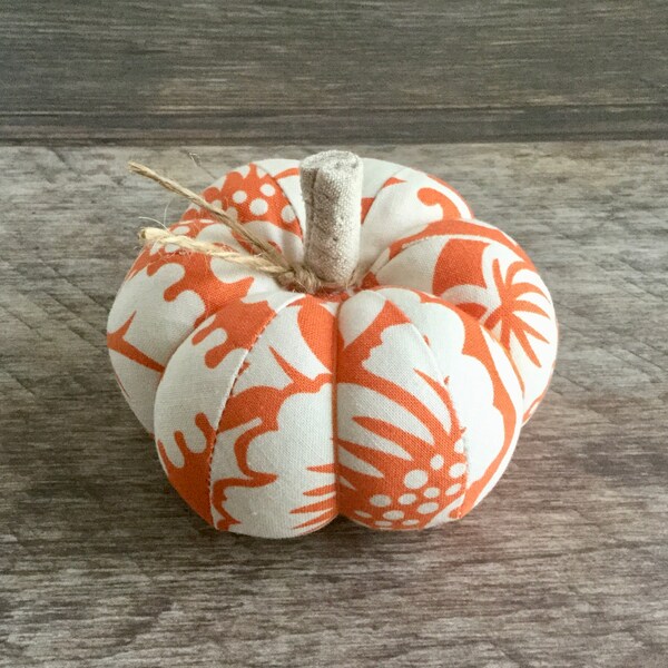 Pumpkin Pincushion Orange Floral Pumpkin Pin Keep Fall Decor