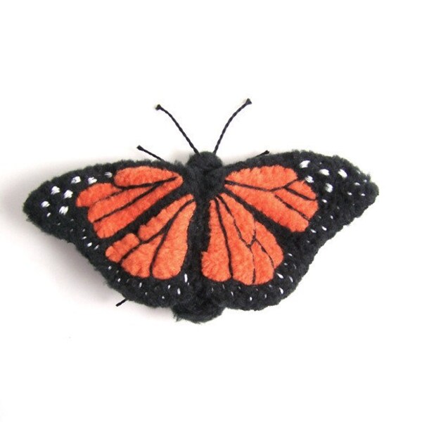 Fuzzy Monarch Butterfly