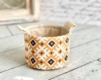 Small Fabric Cup Cute Little Fabric Basket Bucket