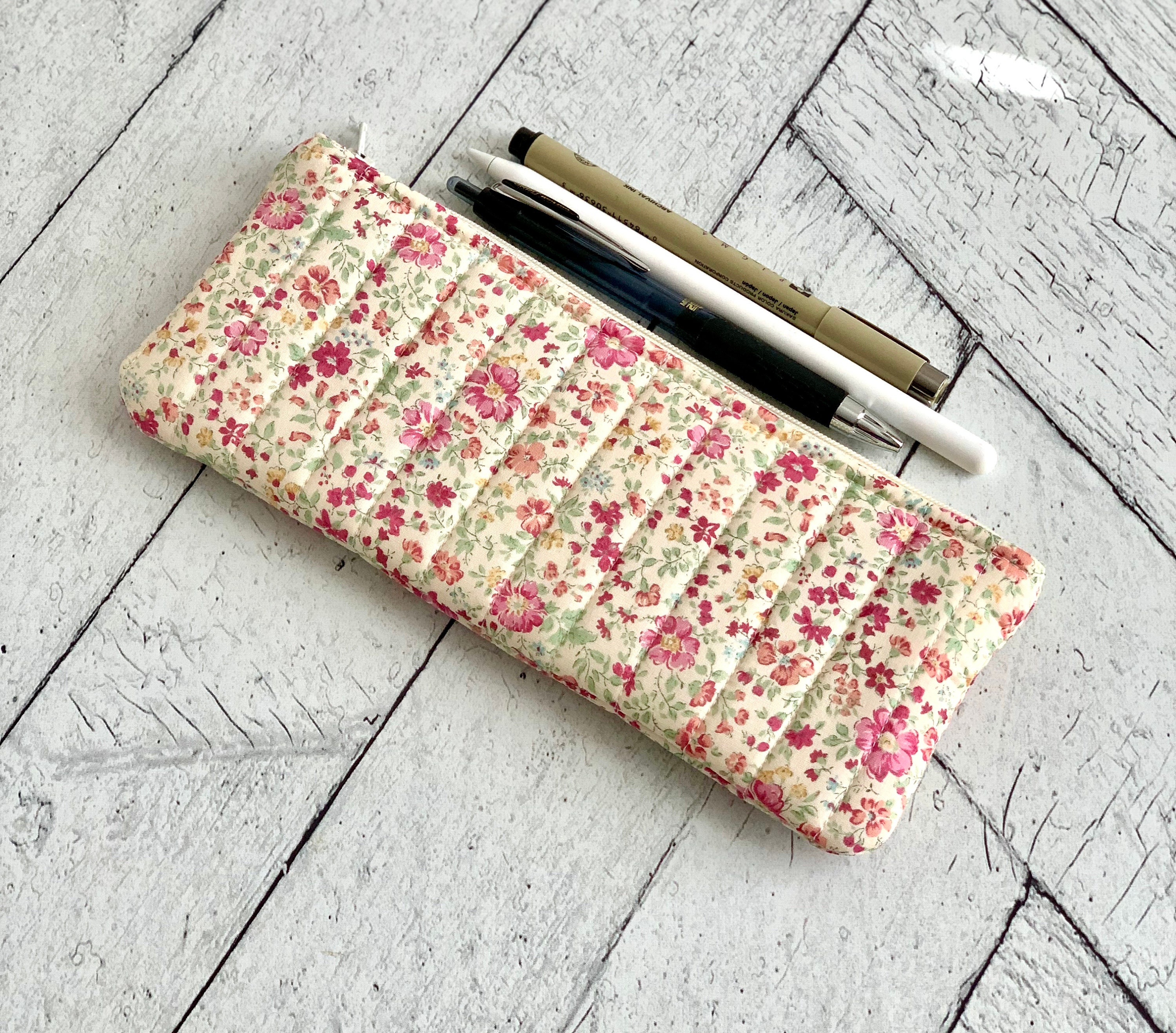 Quilted Pencil Pouch 