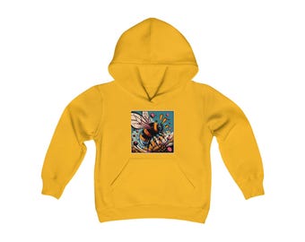 Rusty Patched Bumblebee Youth Hoodie - Minnesota State Bee